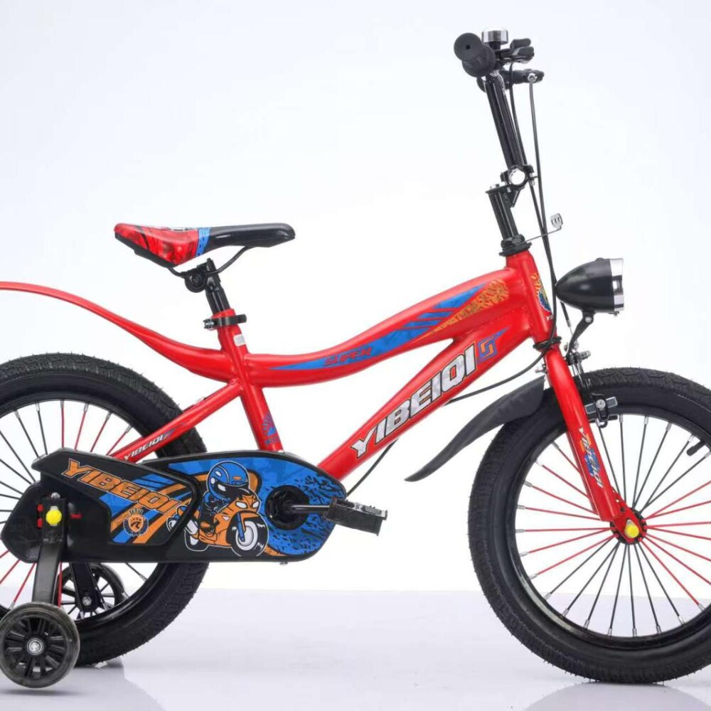 Bicicleta Fly Rodado 16 Rueditas Timbre Y Luz Rojo