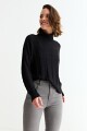 Sweater con estructura NEGRO