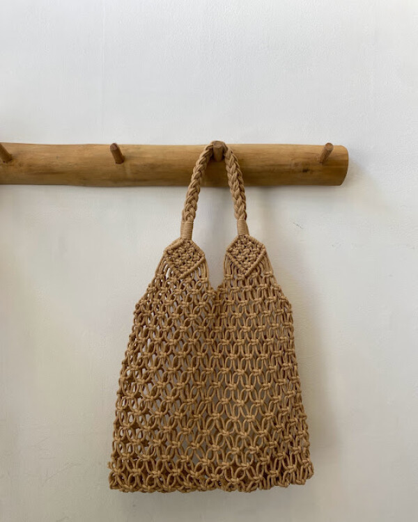 Beach bag beige