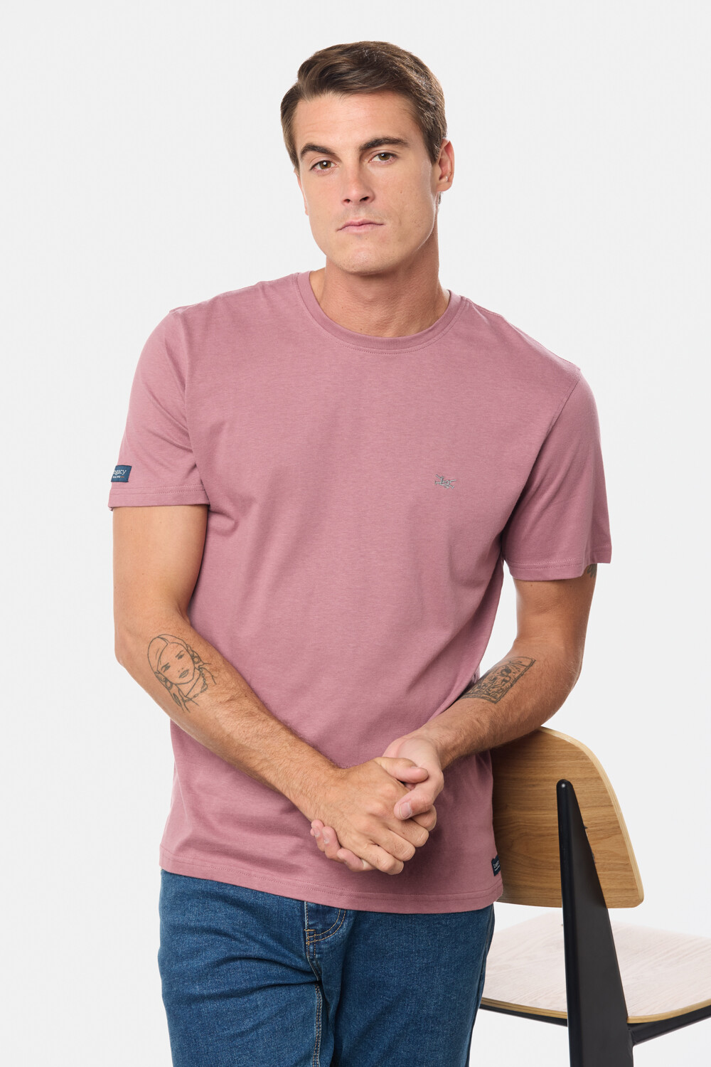 REMERA LISA Rosado