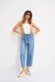 Jean cropped Adele jean medio