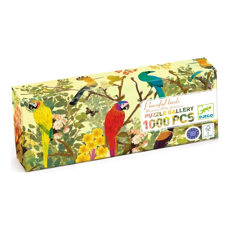 Puzzle Gallery Aves Pacíficas 1000 Djeco Puzzle Gallery Aves Pacíficas 1000 Djeco