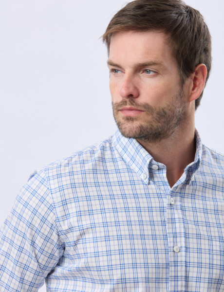 CAMISA CUADROS Azul