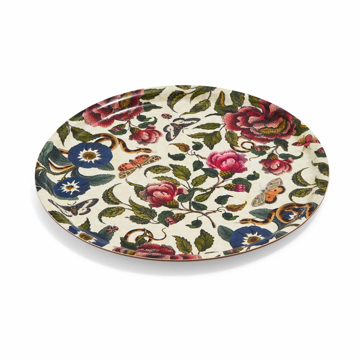 PORTMEIRION CREATURES OF CURIOSITY BANDEJA REDONDA CREMA 