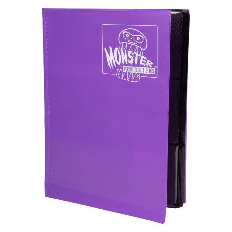 Monster Protectors - 9 Pocket Binder - Matte Purple Monster Protectors - 9 Pocket Binder - Matte Purple