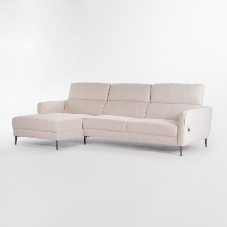 Sofá con chaise MOOVE BEIGE - IZQUIERDO