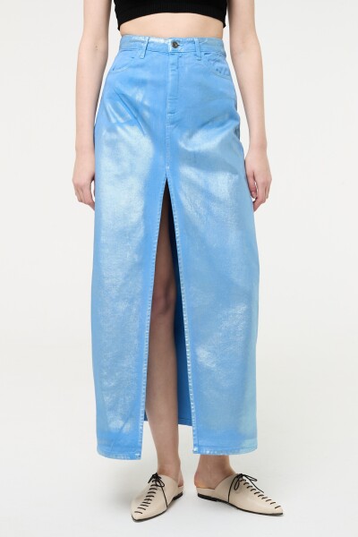 FALDA DENIM Celeste