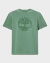 Polera Garment Dye Logo Graphic Tee Hombre A6z