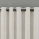 Barrote cortina de metal 1,5 m + 2 Soportes GRIS OSCURO