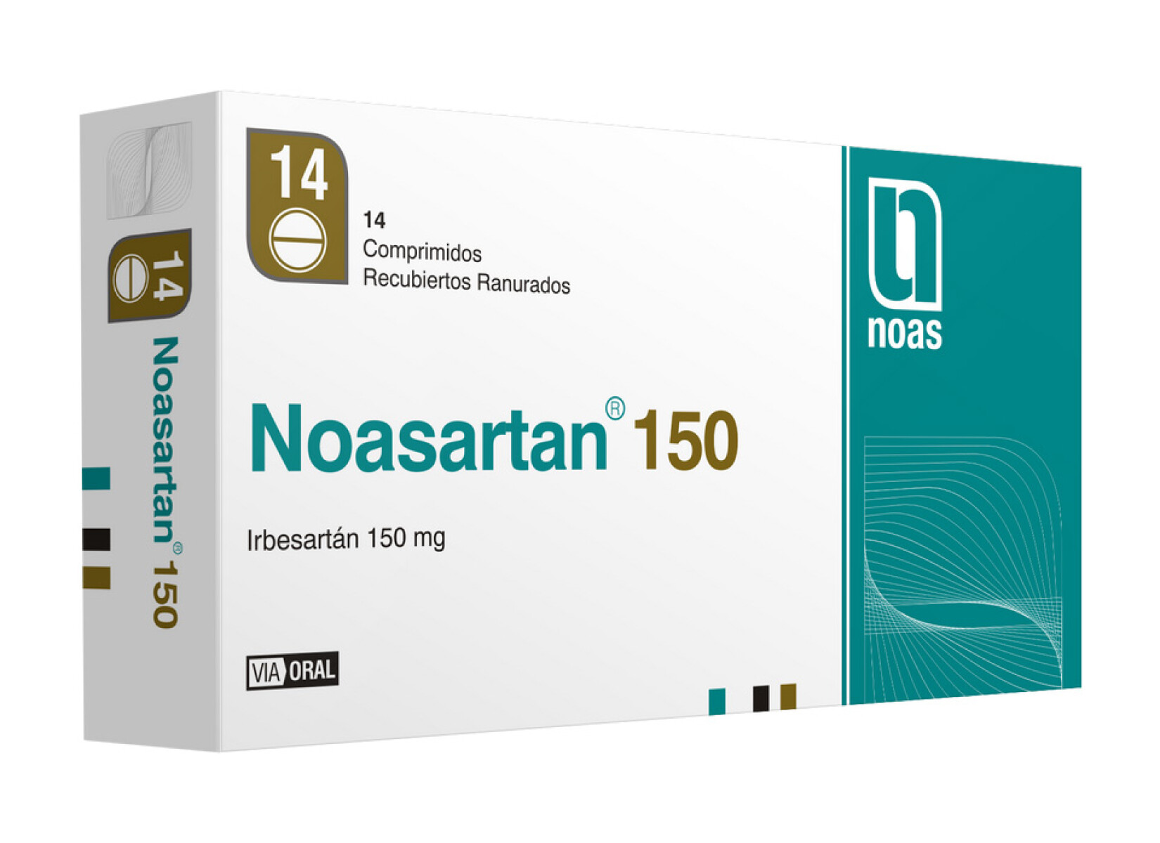 Noasartan 150mg 14 Comprimidos 