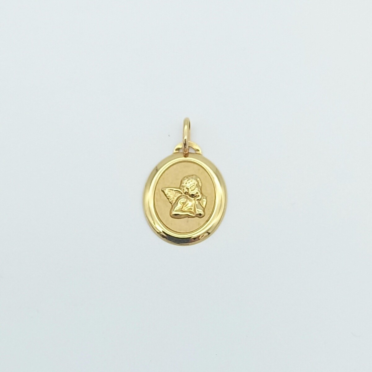 Medalla religiosa de oro 18 ktes, ANGEL RAFAEL. 