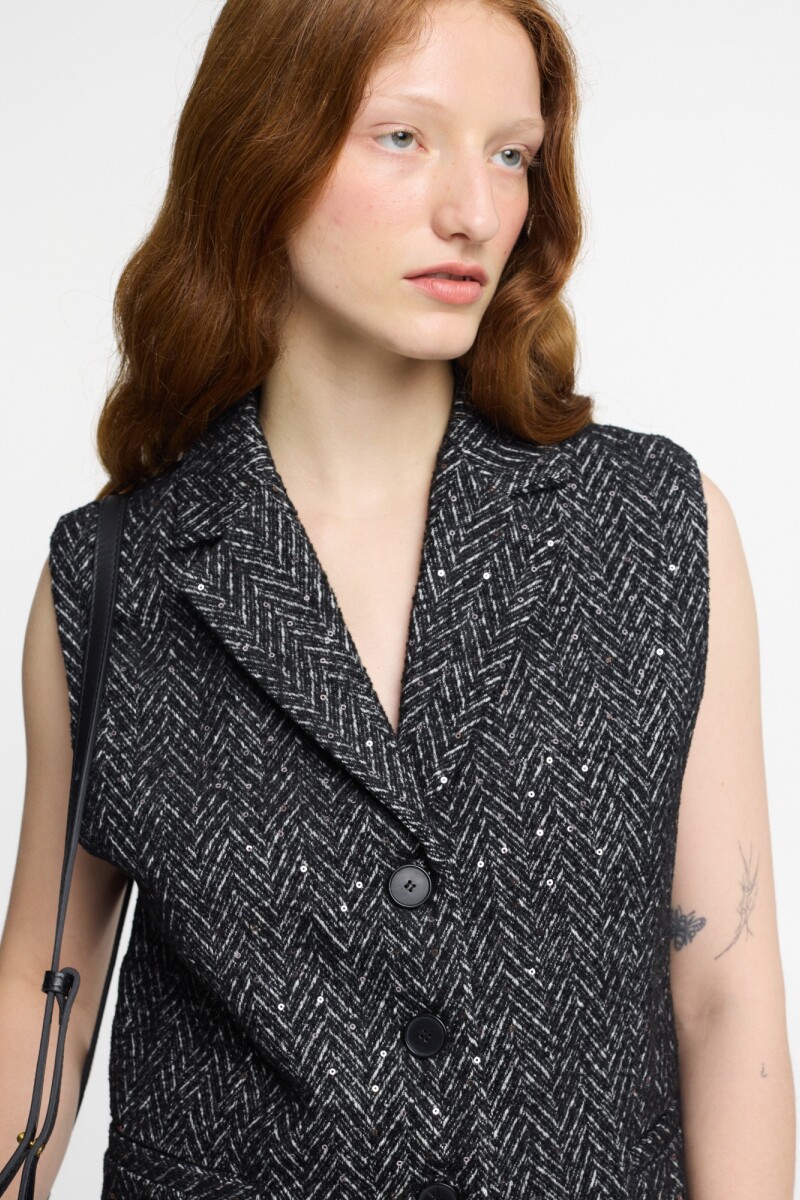 CHAQUETA Negro