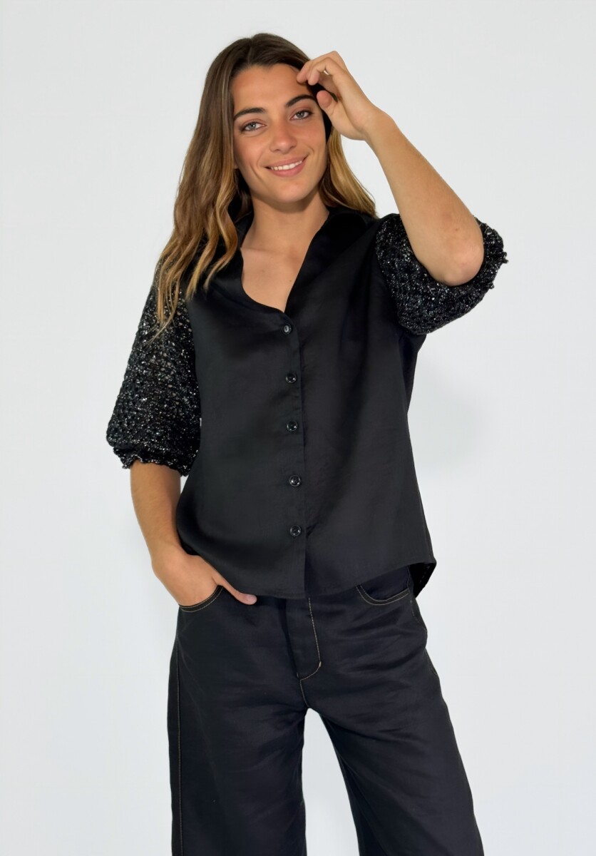 CAMISA ISABELA - NEGRO 