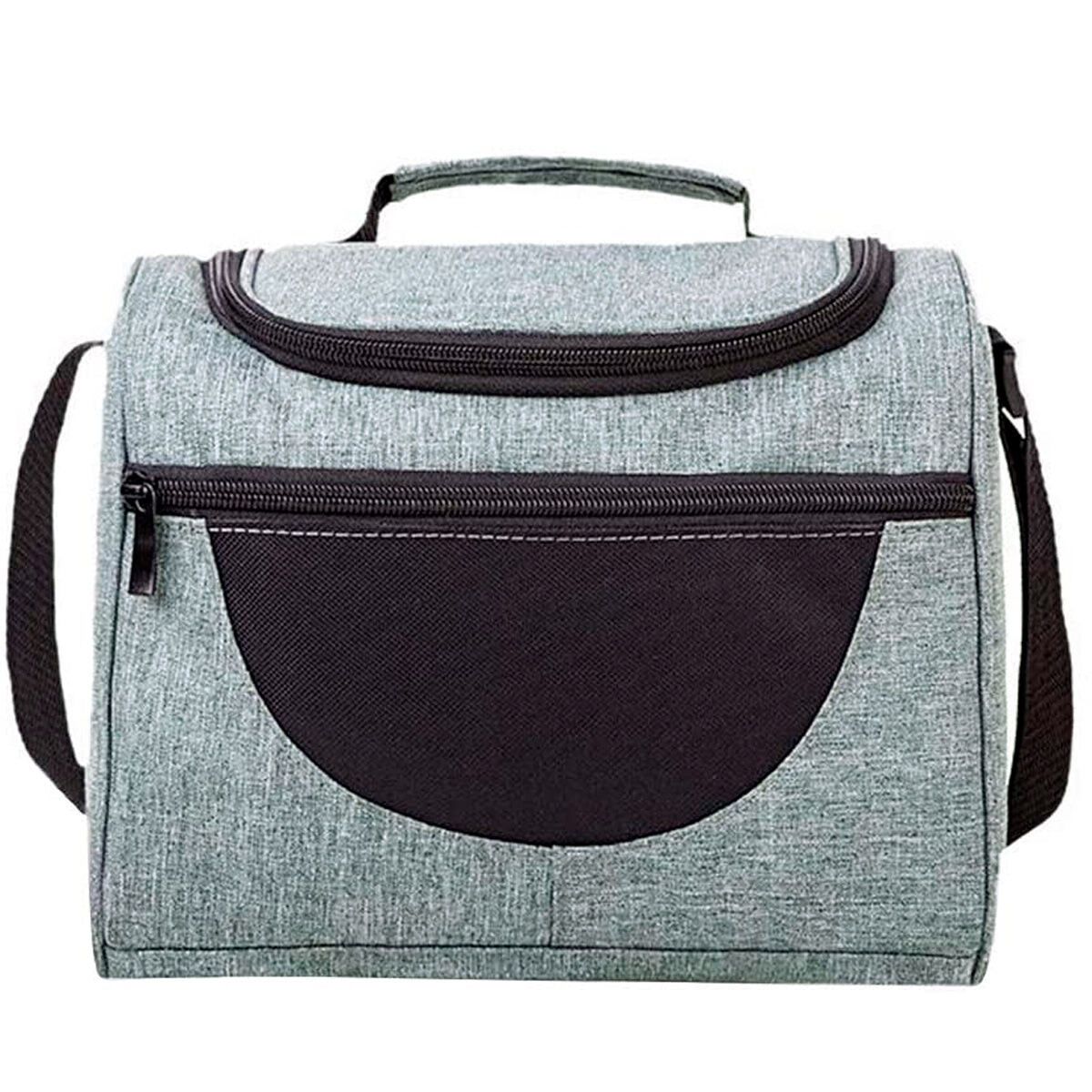 Bolso Conservadora Lunchera Escolar Térmica Aislante - Gris 