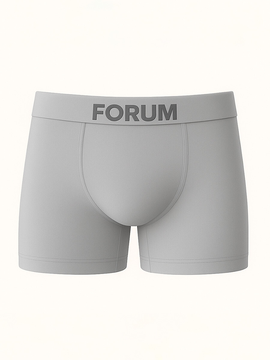 Boxer Microfibra 020 - Blanco/Gris Claro 