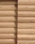 Mueble TV Lenon 200 x 57 cm de madera maciza y chapa de roble