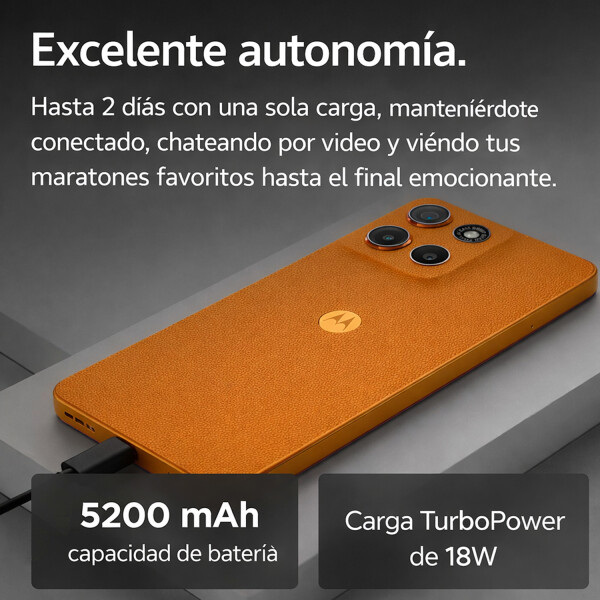 Motorola G15 4gb Ram 128gb 4g + Regalo NARANJA