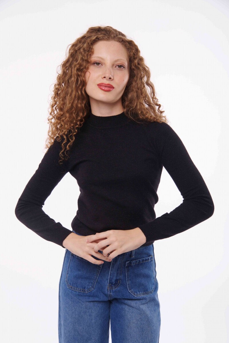 POLERA ITALIA NEGRO