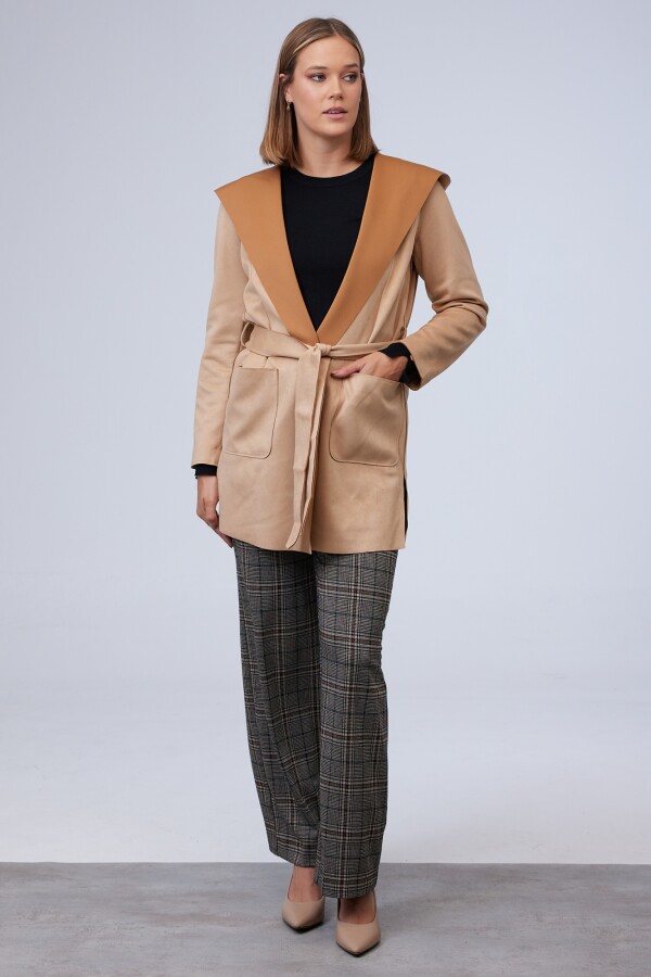 Chaqueta Suede BEIGE