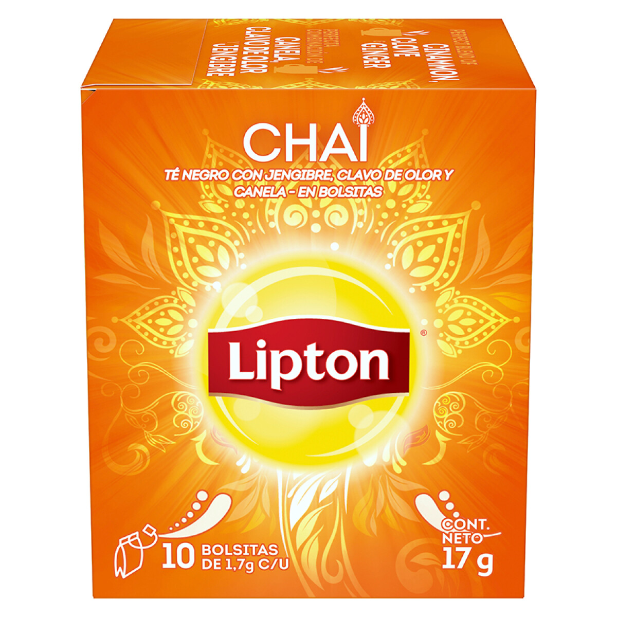 Té Negro Lipton Chai 10 Bolsitas 