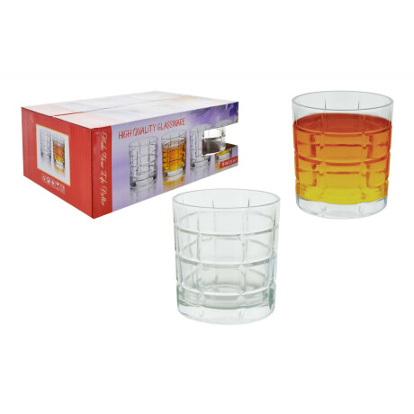 VASO WHISKY VIDRIO LABRADO X6 21091 VASO WHISKY VIDRIO LABRADO X6 21091