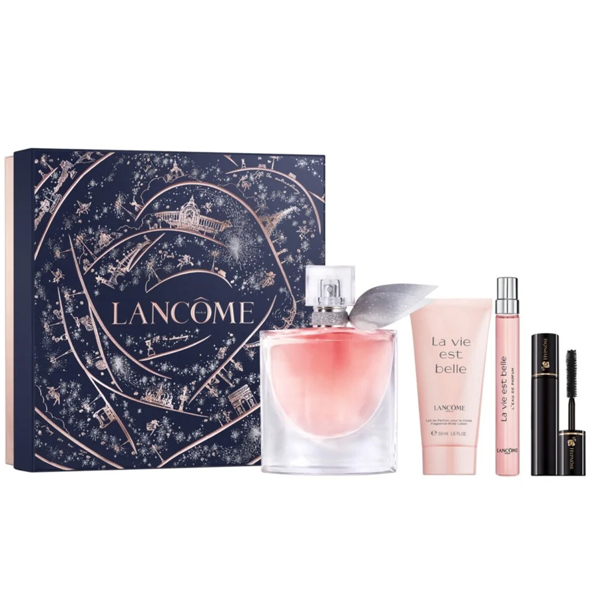 Set Perfume Lancome La Vie Est Belle EDP 100 ml + 10ml + Body Lotion + Mascara Pestañas - 100 ml 