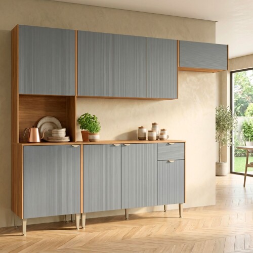 Kit mueble de cocina Zen Soul Gris