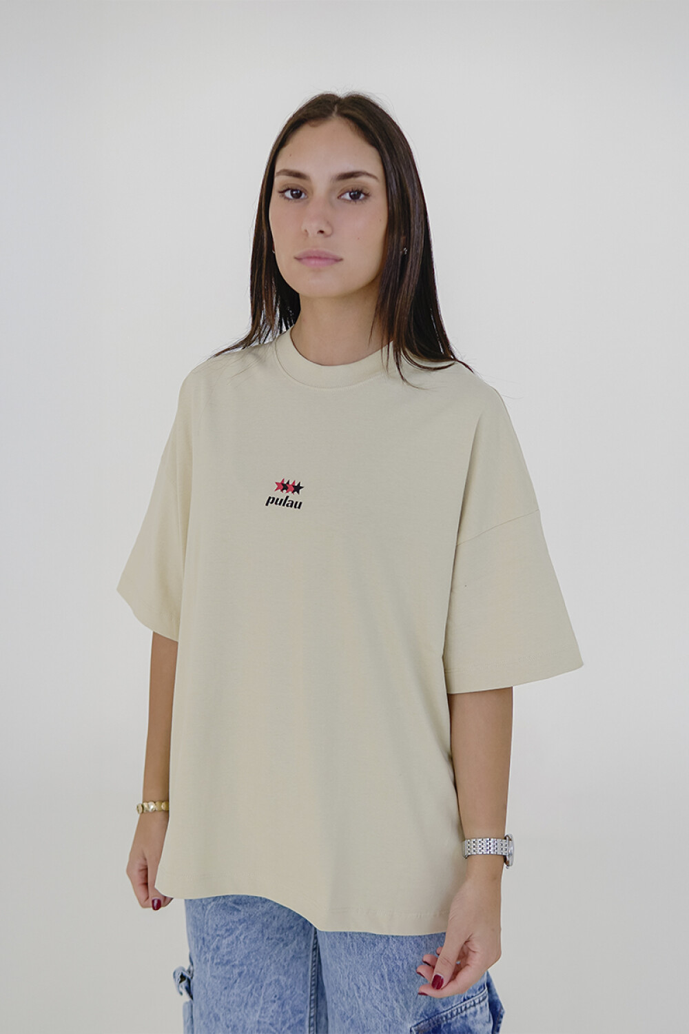Remera Pulau Tau Beige