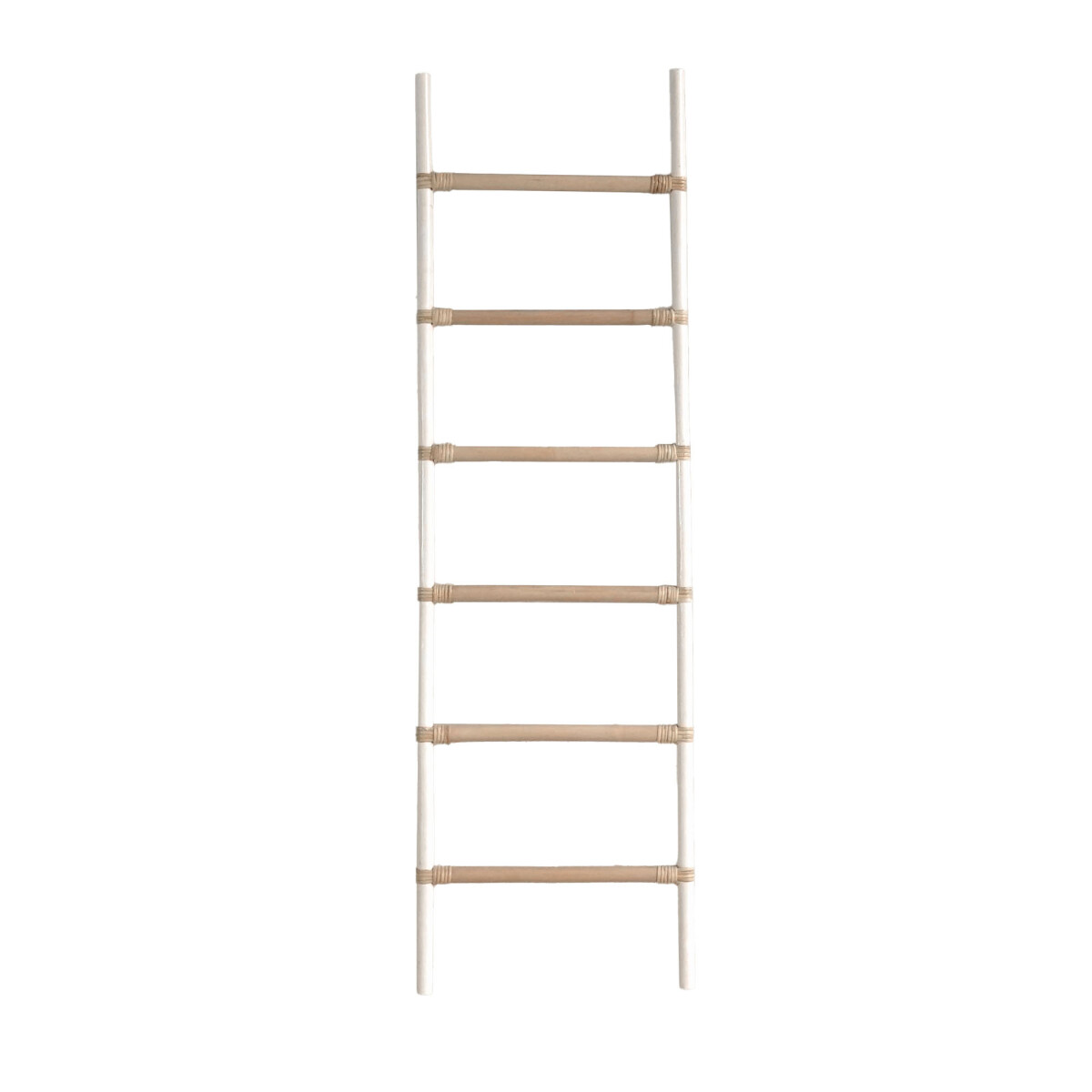 ESCALERA DECORATIVA - RATTAN NATURAL-BEIGE MAUVE 