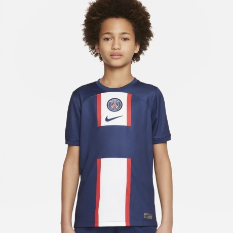 Camiseta Nike Futbol PSG Niño y Df Std Jsy Ss Midnight S/C