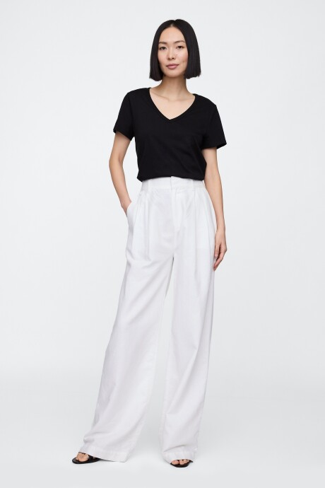 Remera Cuello V Mujer Navy Uniform