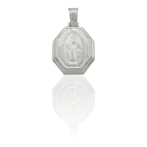 Dije Virgen Milagrosa-Plata 925-Sin piedra-CP3092 Sinpiedra