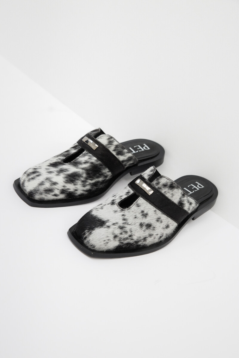 Zueco Giverny Pelo Gris