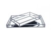 Bandeja Espejo 27x16x4cm - metal negro Bandeja Espejo 27x16x4cm - metal negro