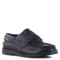 Zapato de Niño Boomerang nautico MAP de cuero para uniforme Negro