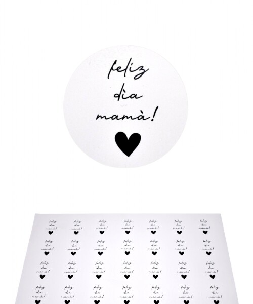 Stickers día de la madre plancha DISEÑO 3