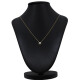 Dije en oro 18k y brillante engarce inglés Dije en oro 18k y brillante engarce inglés