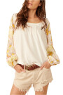 PICKING PETALS TOP Marfil