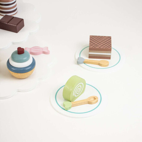 Juego En Madera Cupcakes