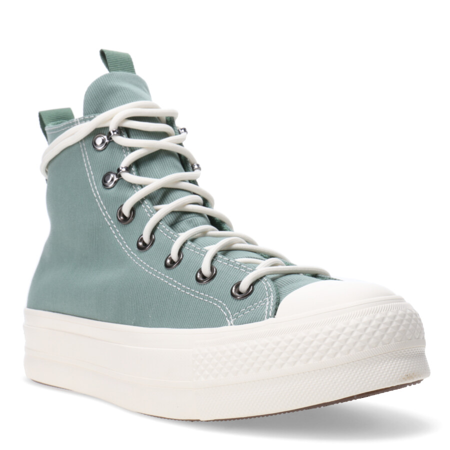 Championes de Mujer Converse All Star Lift Plataforma Play Herby Verde