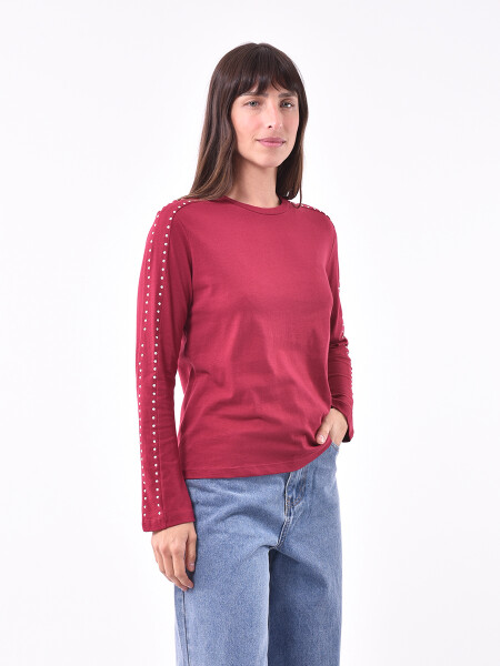 REMERA MONACO BORDEAUX