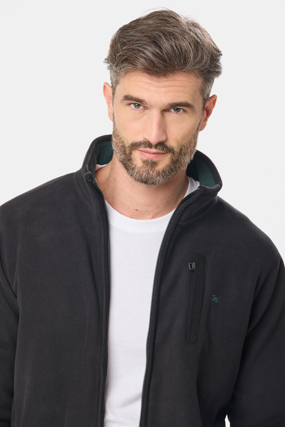 CAMPERA POLAR DE ABRIGO Negro