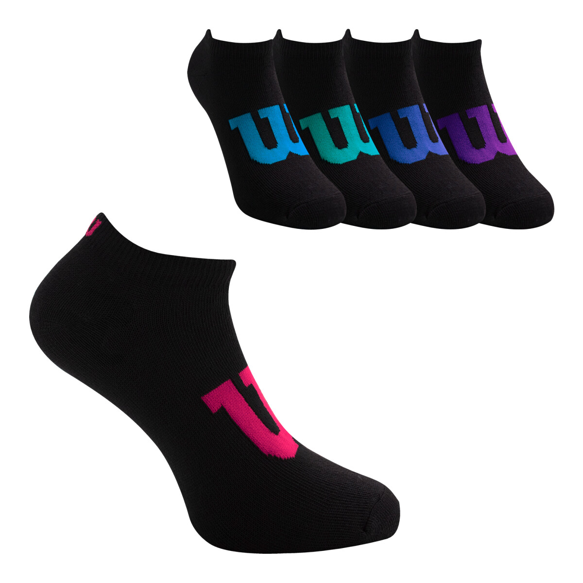 Medias Pack X5 Pares Premium Lifestyle Unisex - Negro 