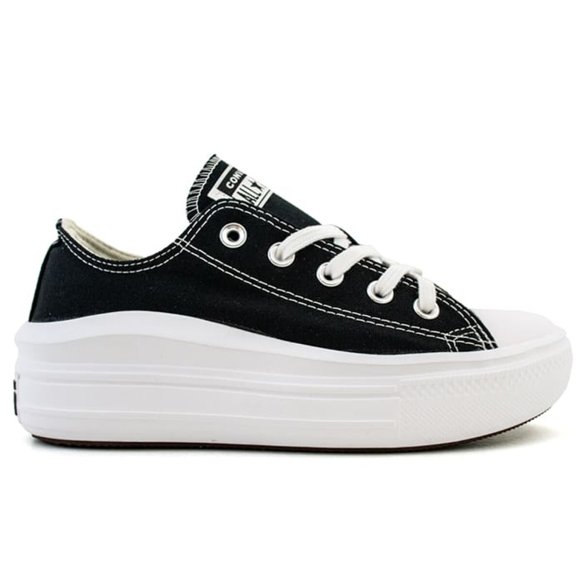 Championes Converse All Star Move Ox de Mujer - 571818C - Negro-blanco 