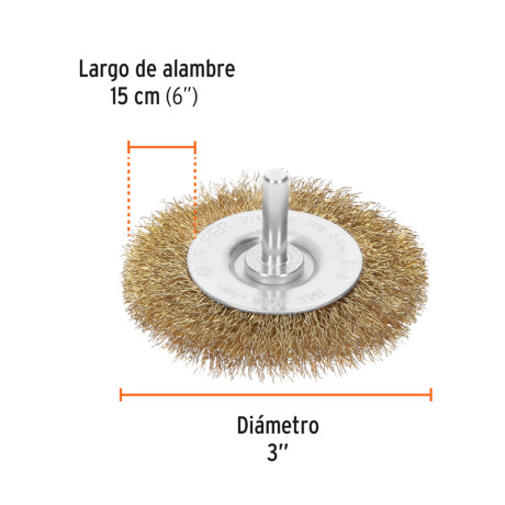 CEPILLO CIRCULAR 75MM ACERO 0.3MM-BLISTER TRUPER CA-3 N/a