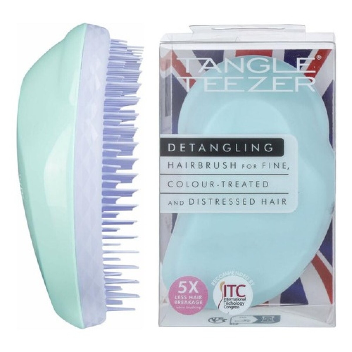 Cepillo para Desenredar Tangle Teezer Salon Elite - Mint Lilac 