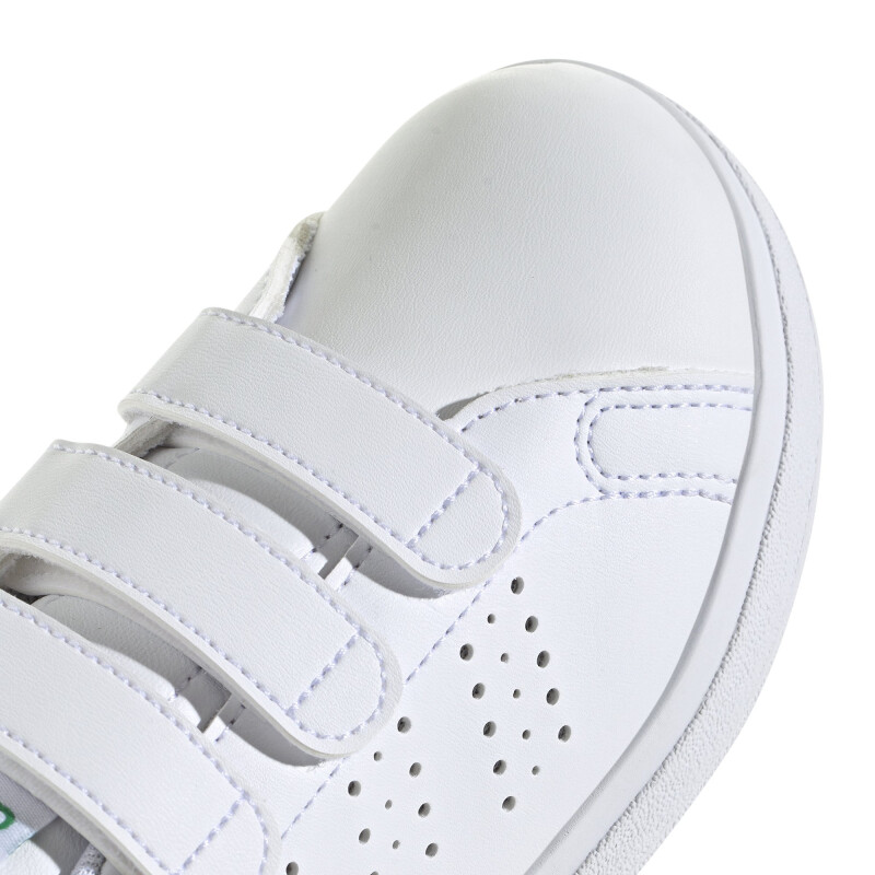 Championes Infantiles Adidas Advantage Base 2.0 Blanco - Verde