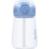 Vaso transparent boquilla BUBA celeste