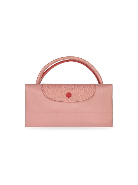 Longchamp -Cartera Longchamp plegable de nylon, Le pliage Rosado