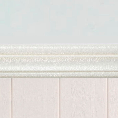 Revestimiento Zócalo 3D Adhesivo 2.35mt Pared Blanco Jug004010-b